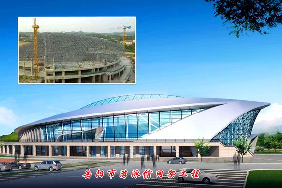 青铜峡游泳池网架